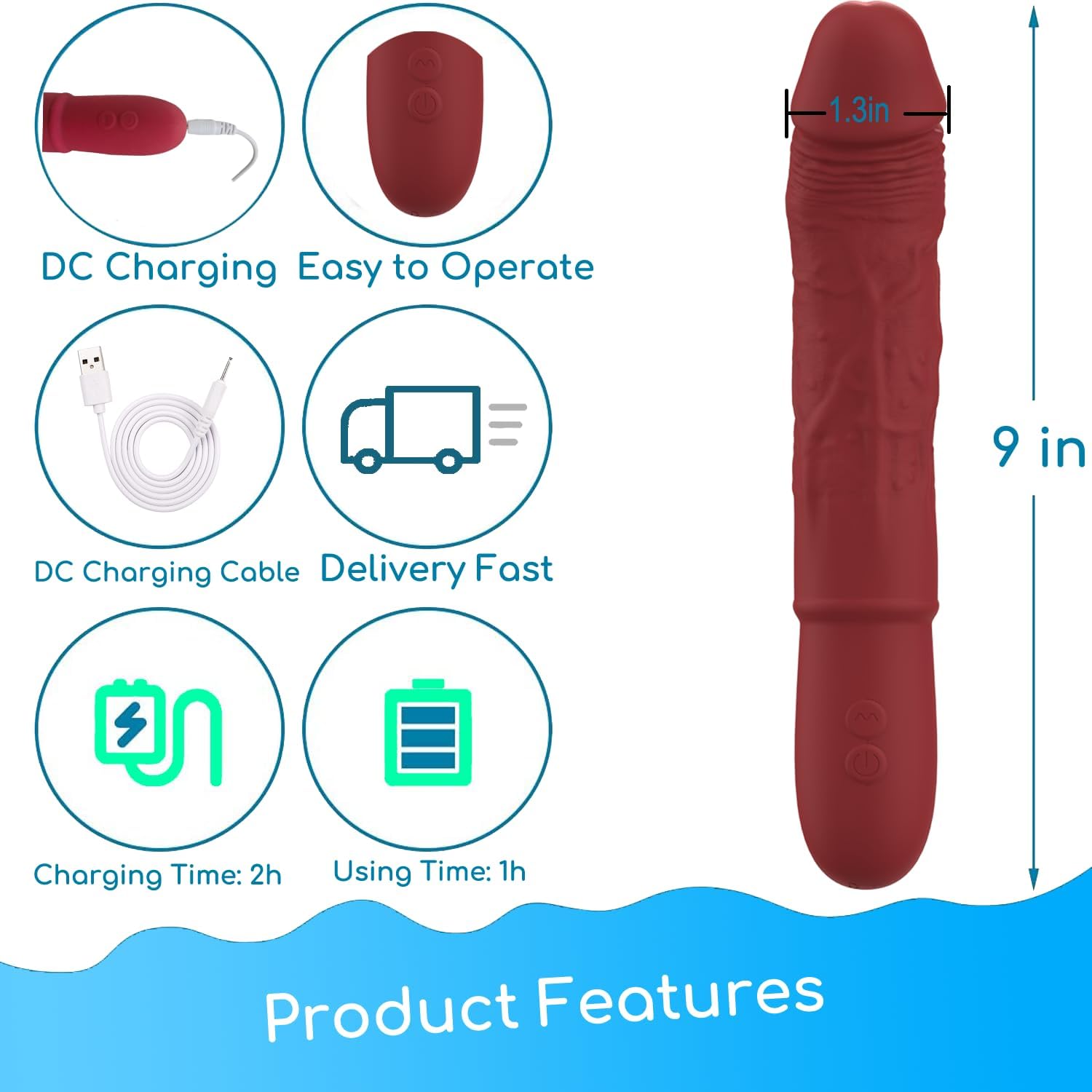 High Intensity Portable Massager