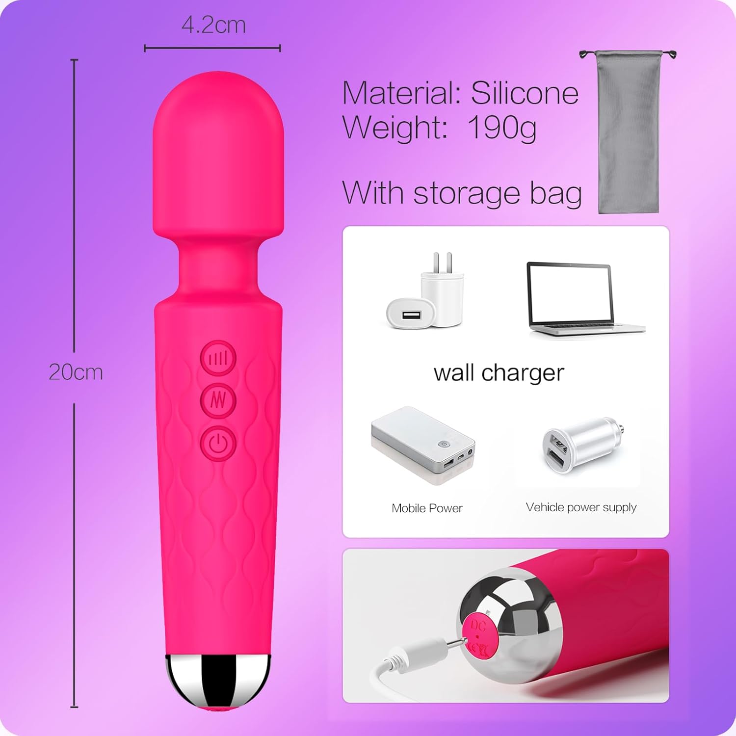 G Spot Dildo, Clit Vibrator